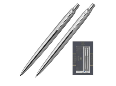 Набор письменных принадлежностей Parker Jotter Stainless Steel (шариковая ручка, карандаш)